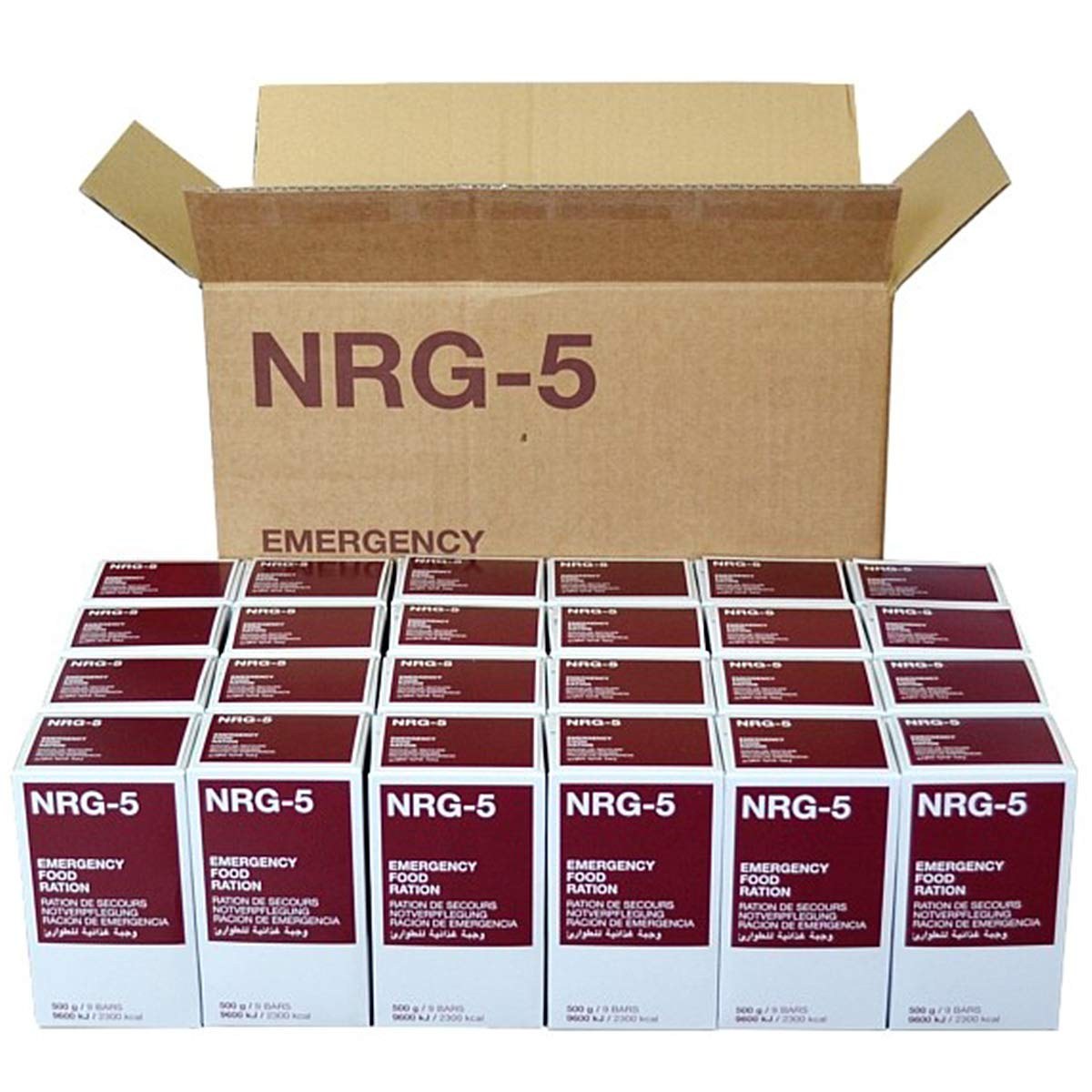 NRG-5 obrok za nuždu – transportna kutija sa 24 pojedinačna pakovanja od 500 g